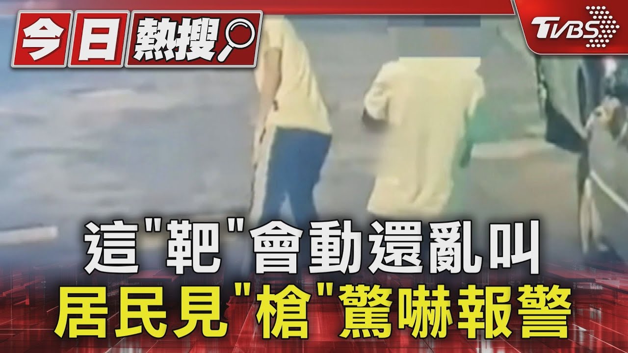 這「靶」會動還亂叫 居民見「槍」驚嚇報警