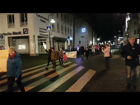 Viersen 17.12.2021 Demo gegen Impfpflicht und Diktatur