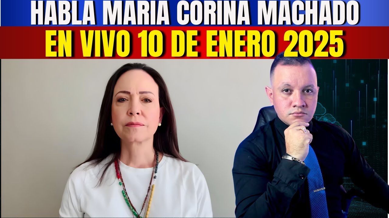 🔴EN VIVO #MaríaCorinaMachado LE HABLA AL PAÍS 10 DE ENERO DE 2025