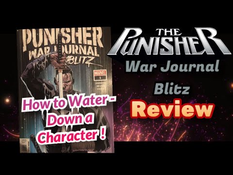 PUNISHER WAR JOURNAL - BLITZ.  Review. ComicBook.#thepunisher #punisher