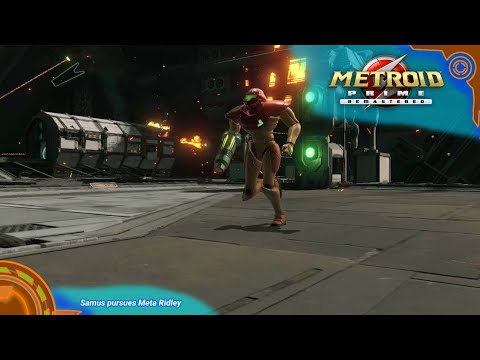 [Metroid Prime Remastered] Samus Pursues Meta Ridley cutscene