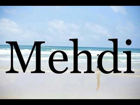 How To Pronounce Mehdi🌈🌈🌈🌈🌈🌈Pronunciation Of Mehdi