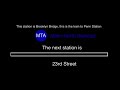 Metro North And PATH Train 23rd Street Announcements Comparison