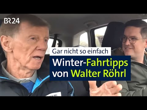 Slippery roads? Former rally driver Walter Röhrl gives us tips | Abendschau | BR24