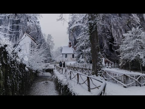 Verenaschlucht in Winter - a mystical place in Solothurn, Switzerland 🇨🇭