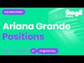 Ariana Grande - positions (Piano Karaoke)