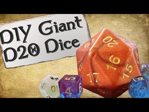 How to Make Your Own Dice | Giant d20