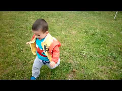 John Boy plaing football with his parents