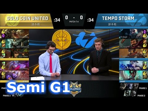 Gold Coin United vs Tempo Storm | Game 1 Semi Finals S7 NACS Spring 2017 | GCU vs TS G1 1080p