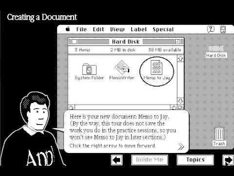Apple System 7 Macintosh Basics Demo