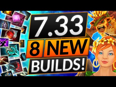 Top 8 NEW BROKEN Hero Builds Patch 7.33 - THESE ITEMS are FREE MMR - Dota 2 Guide