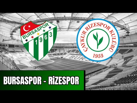 BURSASPOR - ÇAYKURRİZESPOR MAÇ ÖNCESİ #BURSASPOR #RİZESPOR