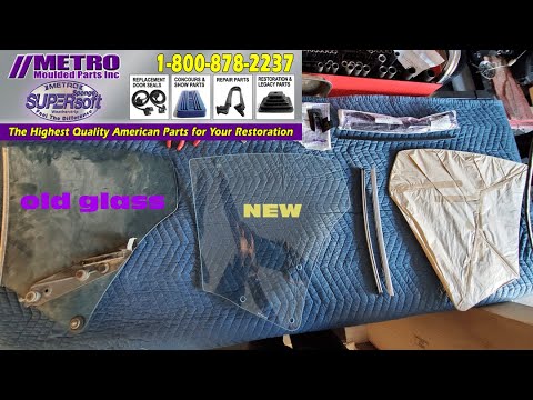 68-72 CHEVELLE REPLACING REAR QUATER GLASS AND MOLDING (PART1)