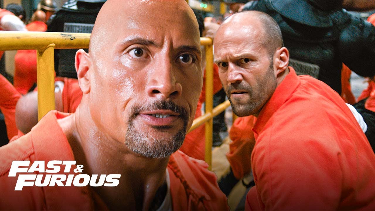 ホブスとショウ、ムキムキ筋肉脱獄『ワイルド・スピード ICE BREAK』本編映像