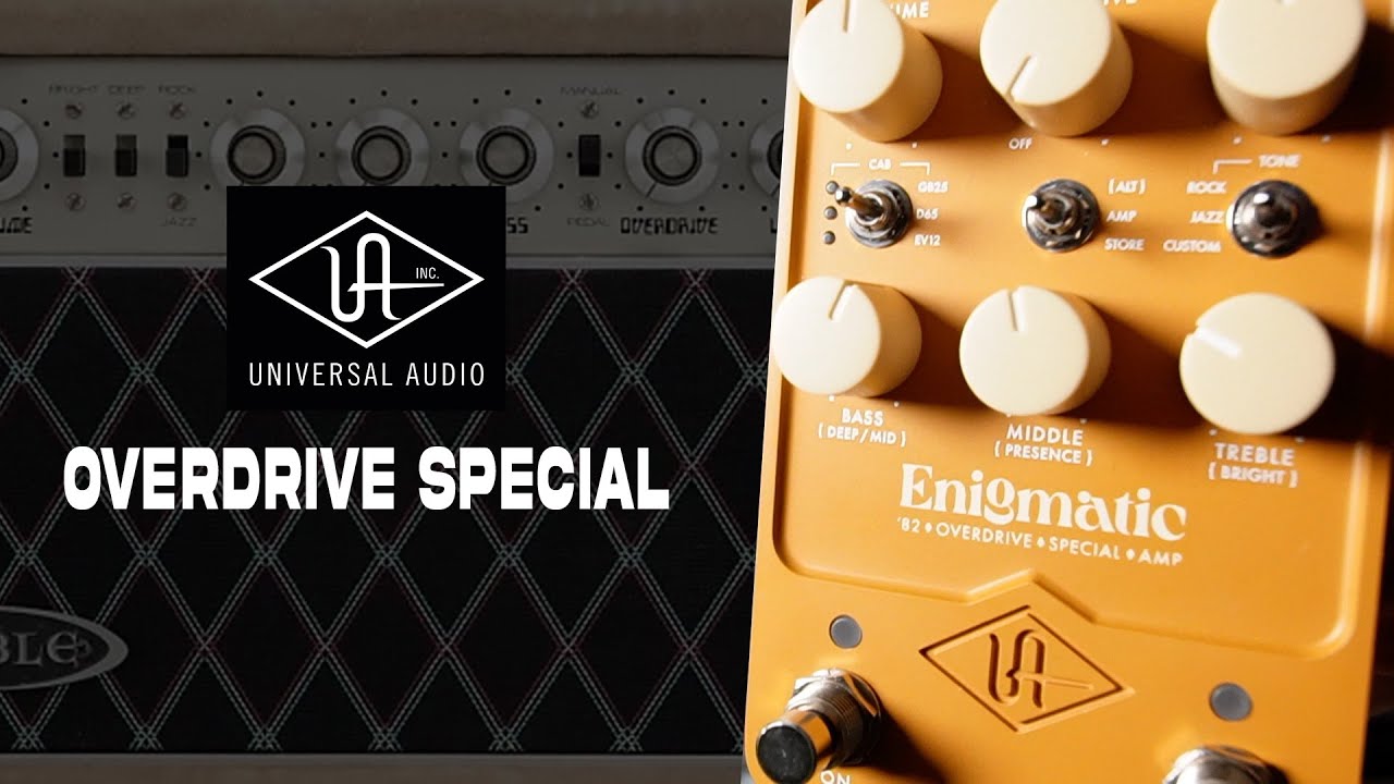Universal Audio UAFX Enigmatic '82 Overdrive Special Universal Audio UAFX Enigmatic '82 Overdrive Special