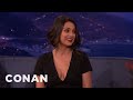 Mila Kunis Can T Deal With Her New Boobs CONAN On TBS