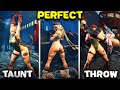 Street Fighter 6 - All Cammy Animations (Perfect, Taunts, Special Moves)