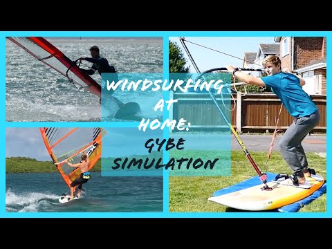 Windsurfing at Home - Gybe Simulation