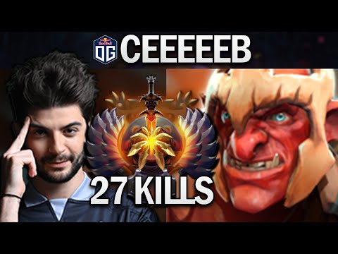 OG.CEB TROLL WARLORD WITH 27 KILLS - DOTA 2 7.27 GAMEPLAY