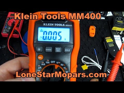 Klein Tools MM400 Auto-Ranging Digital Multimeter with Carrying Case