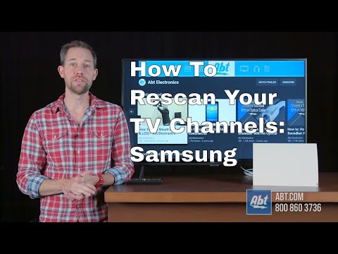 Comment réanalyser les chaînes sur un téléviseur Samsung
