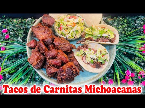 Tacos de Carnitas Michoacanas