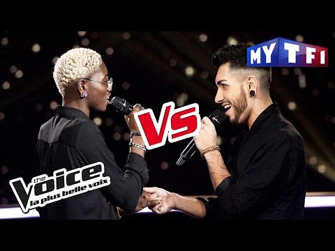 Emmy Liyana VS Dilomé - "The Black Eagle" (Barbara) | The Voice France 2017 | Battle