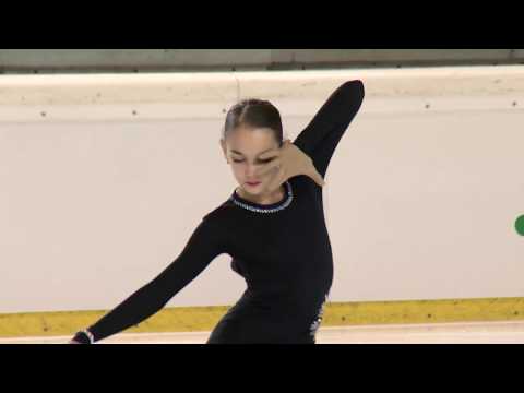 Sofiia NESTEROVA UKR Ladies Free Skating EGNA-NEUMARKT 2017