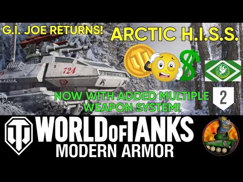 ARCTIC H.I.S.S. II Tank Review II 10k DMG! II G.I. Joe Returns! II WoT Console II The Independents