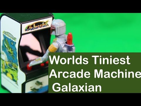 Galaxian Tiny Arcade Game unboxed and reviewed