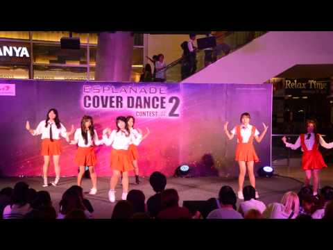 Lupinus cover A-pink - NoNoNo + Mr. Chu @ Esplanade Stage 2 (audition) 150614