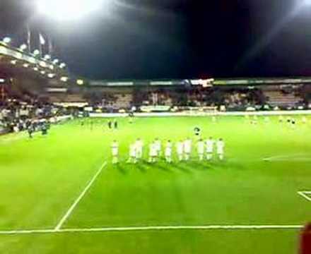 Sparta - NAC 6-2-2008 spelers bedanken publiek