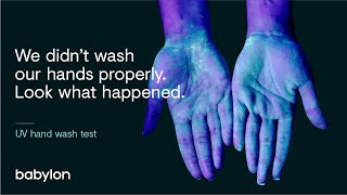 Why and How to Wash Hands Properly [UV Experiment]