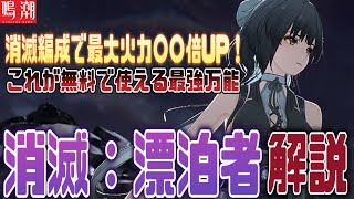 これが無料で使える、消滅編成で最強の”凸効果”がある『消滅漂泊者』を武器/音骸/編成/凸効果を完全解説【鳴潮】