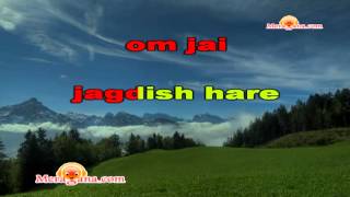 Karaoke of Om Jai Jagdish Hare by MeraGana.com - YouTube