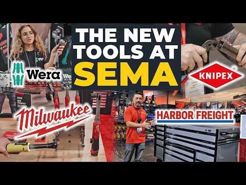 NEW TOOLS! Milwaukee, Harbor Freight, Knipex, AND MORE! SEMA 2025 DAY 1 RECAP