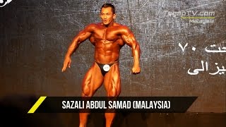 preview picture of video 'Platinum Bodybuilding Figure 2015 (below 70kg): Sazali Samad'