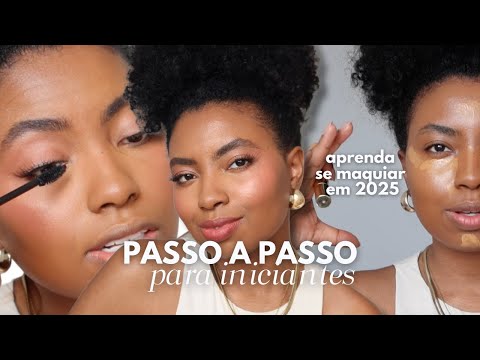 SELF-MAKEUP CLASS FOR BEGINNERS EASY MAKEUP FOR BLACK SKIN Camila Nunes