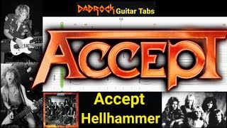 Hellhammer - Accept - Guitar + Bass TABS Lesson