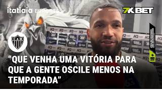 EVERSON PROJETA CLÁSSICOS COM FLAMENGO E CRUZEIRO E FALA SOBRE MOMENTO DEFENSIVO DO ATLÉTICO