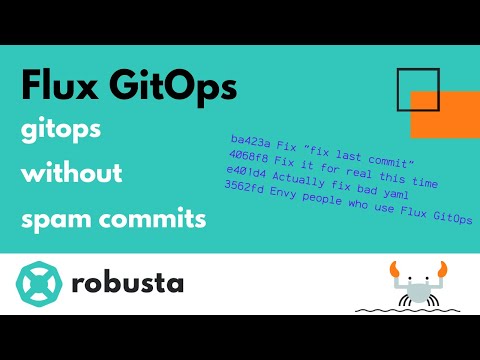 Gitops without spammy commits - introducing Flux GitOps