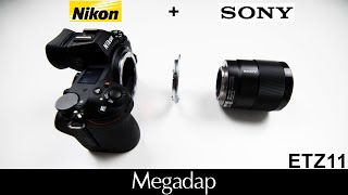 Megadap Sony E Lens to Nikon Z-Mount Autofocus Adapter ETZ21 ETZ11 VS Canon R6 Duel Pixel 2 (