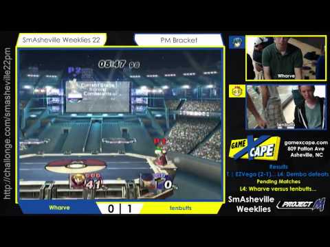 SW22 PM Losers' R4 - Wharve (Zelda/Sheik/Ike) vs tenbutts (Peach)