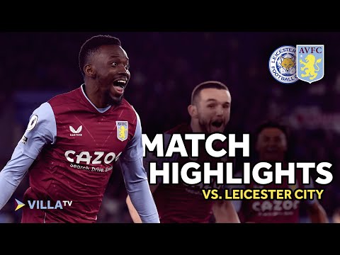 FC Leicester City 1-2 FC Aston Villa Birmingham