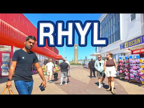 RHYL | Full tour of INCREDIBLE seaside holiday town Rhyl North Wales | 4K Walking Tour