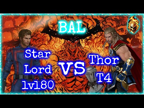 Senhor das Estrelas lvl80 vs Thor t4 - BAL Alienígena Masculino - MFF