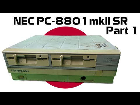 🇯🇵 NEC PC-8801 mkII SR: Part 1 (First Look) [#TCE0580]