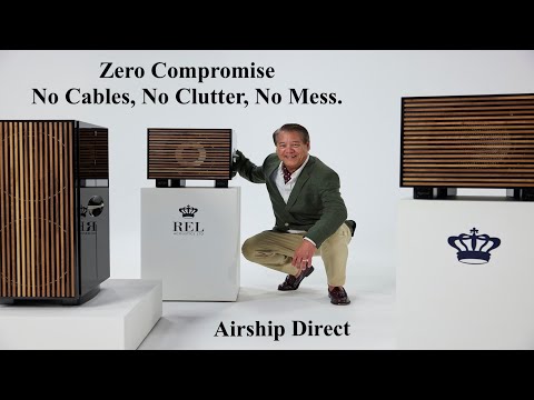 REL AirShip Direct compressieloze volledig draadloze subwoofer zender/ontvanger 24-bit