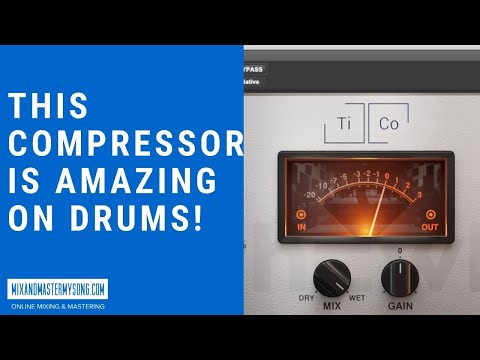 This Compressor is Amazing on Drums!  Matthew Lane Tico Review