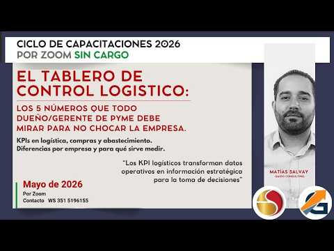 El tablero de control logístico
